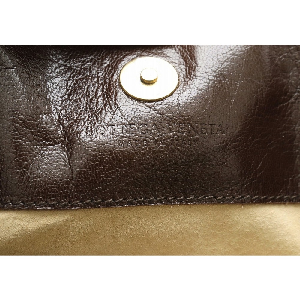 Bottega Veneta Handbag Leather Brown Intrecciato - Picture 9 of 9